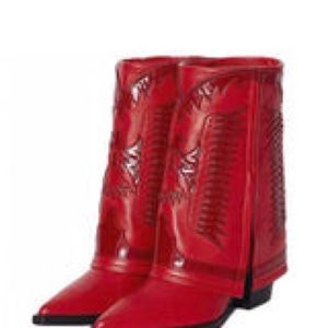 Brand new, in box, red cowboy boots